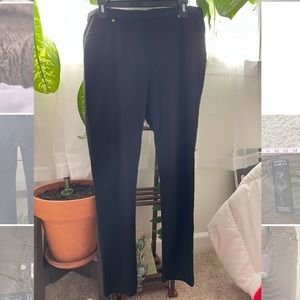 Black MK business casual leggings